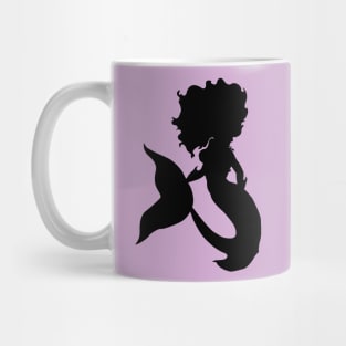 Carefree Mermaid Silhouette Mug